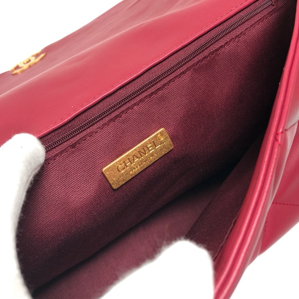 シャネルバッグ角部分ディテール